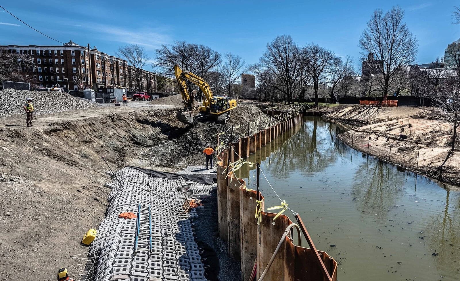 Muddy River Construction Progress ~2016