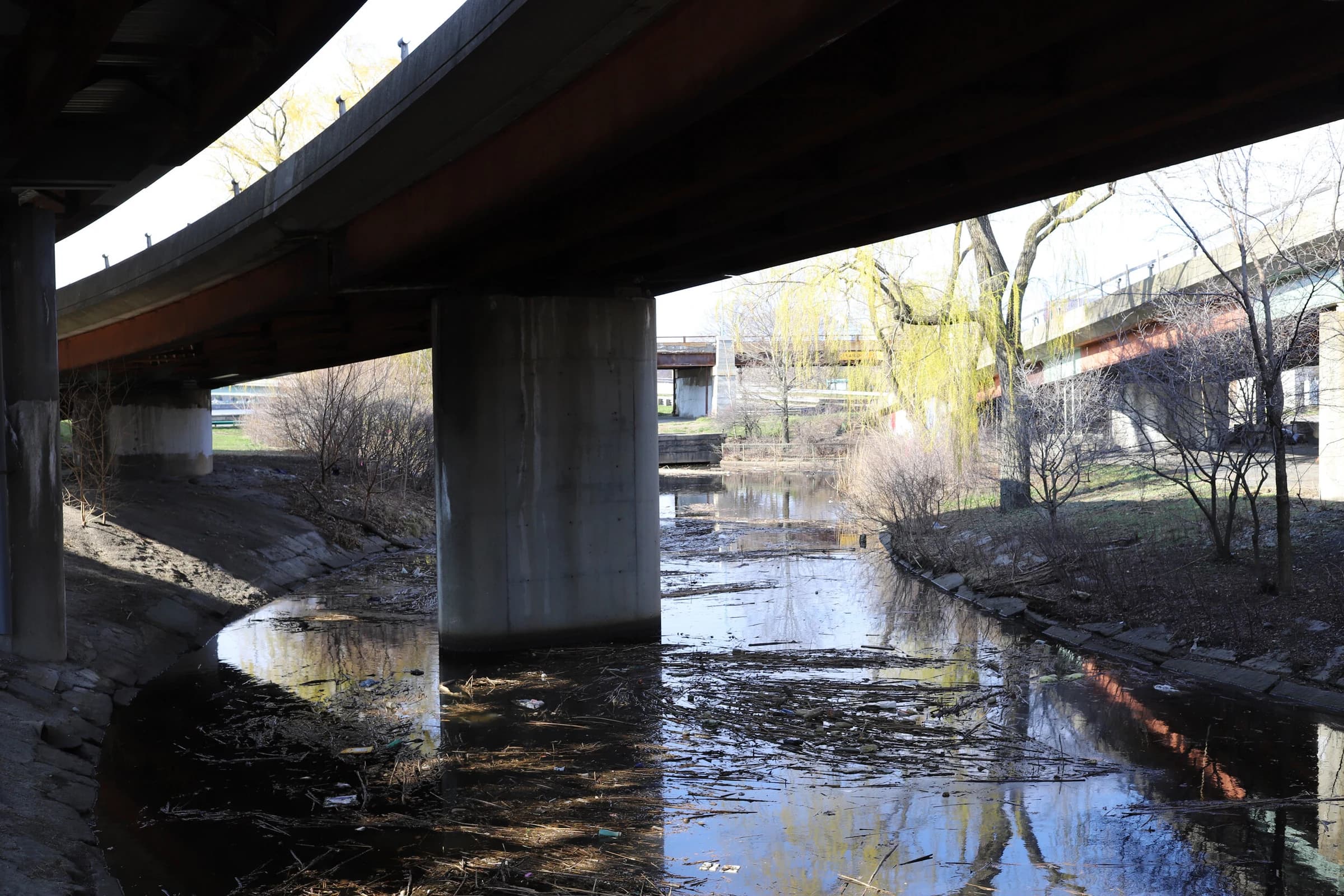 Underneath the Bowker Overpass